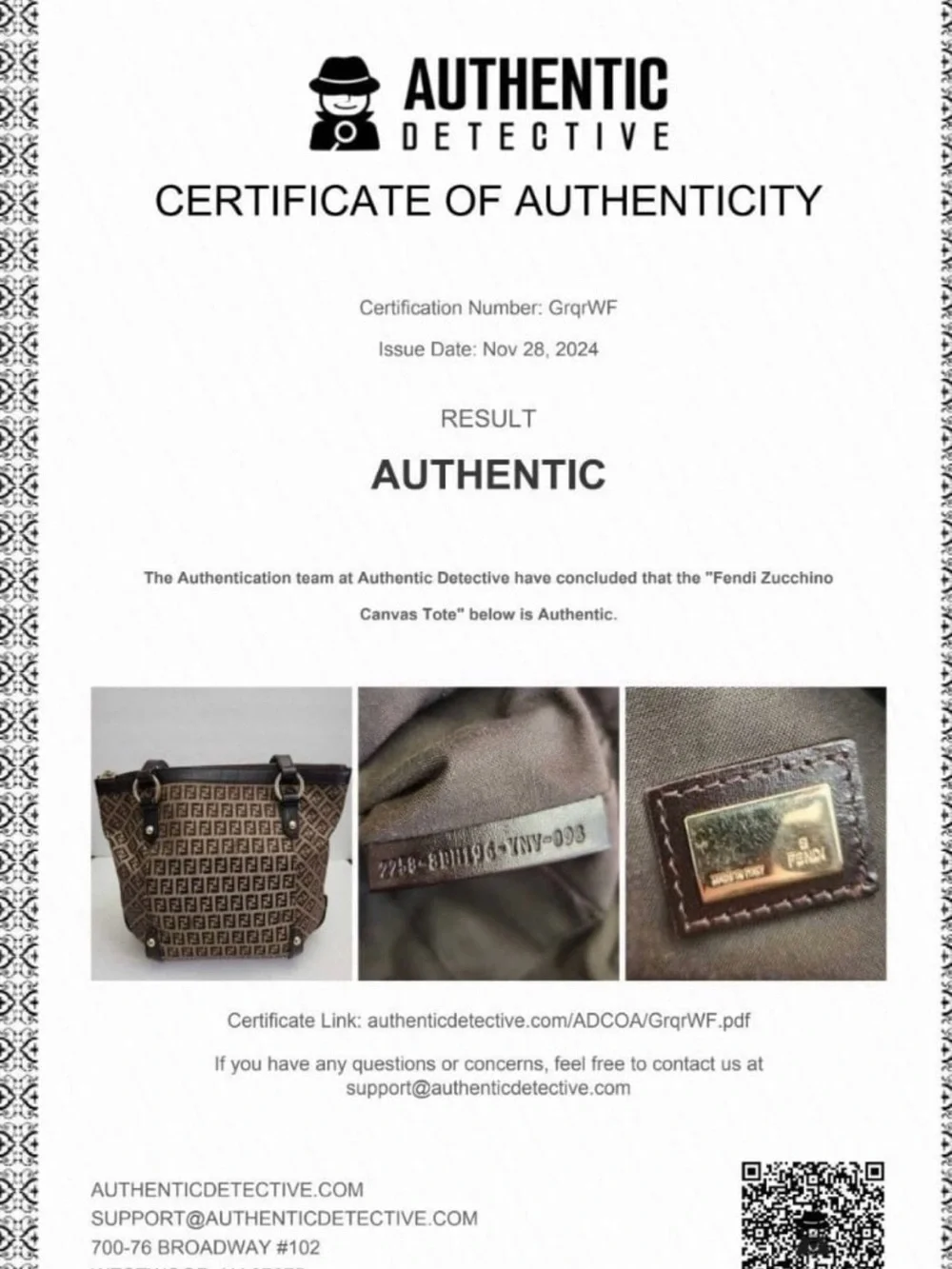 Fendi vintage zucchino